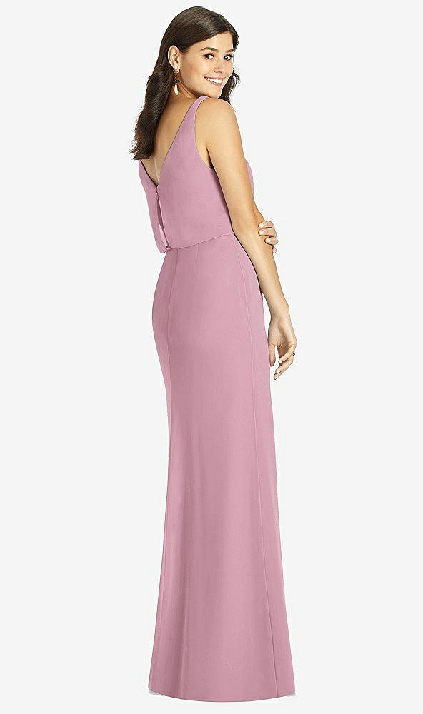 Back View - Dusty Pink Thread Bridesmaid Style Ines
