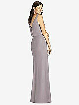 Rear View Thumbnail - Cashmere Gray Thread Bridesmaid Style Ines