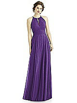 Front View Thumbnail - Majestic Gold After Six Shimmer Bridesmaid Dress 1502LS