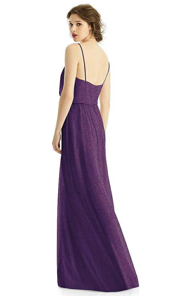 Back View - Majestic Gold After Six Shimmer Bridesmaid Dress 1505LS