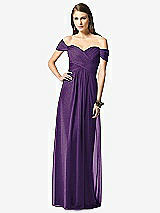 Front View Thumbnail - Majestic Gold Dessy Shimmer Bridesmaid Dress 2844LS