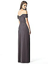 Rear View Thumbnail - Stormy Silver Dessy Shimmer Bridesmaid Dress 2844LS