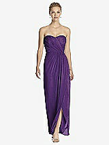 Front View Thumbnail - Majestic Gold Dessy Shimmer Bridesmaid Dress 2882LS
