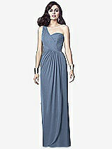 Alt View 1 Thumbnail - Cloudy Silver Dessy Shimmer Bridesmaid Dress 2905LS