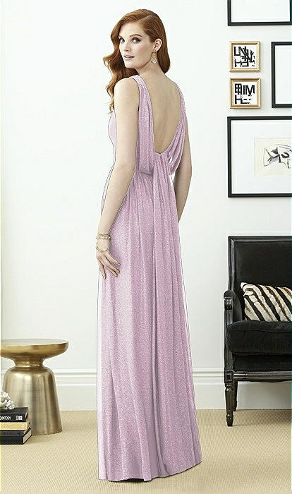 Dessy Shimmer Bridesmaid Dress 2955LS