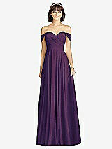 Alt View 1 Thumbnail - Majestic Gold Dessy Shimmer Bridesmaid Dress 2970LS