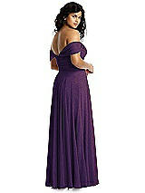 Rear View Thumbnail - Majestic Gold Dessy Shimmer Bridesmaid Dress 2970LS