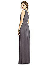 Rear View Thumbnail - Stormy Silver Dessy Shimmer Bridesmaid Dress 3005LS