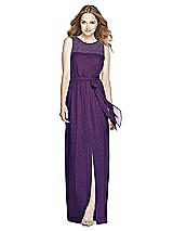 Front View Thumbnail - Majestic Gold Dessy Shimmer Bridesmaid Dress 3025LS