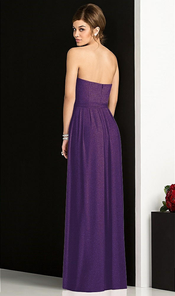 Back View - Majestic Gold After Six Shimmer Bridesmaid Dress 6678LS