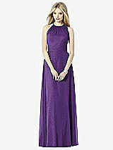 Front View Thumbnail - Majestic Gold After Six Shimmer Bridesmaid Dress 6704LS