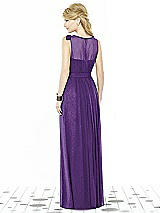 Rear View Thumbnail - Majestic Gold After Six Shimmer Bridesmaid Dress 6714LS