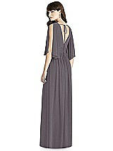 Rear View Thumbnail - Stormy Silver After Six Shimmer Bridesmaid Dress 6777LS