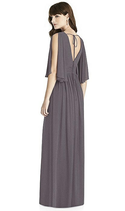 stormy grey bridesmaid dresses After Six Shimmer Dress 6777ls In Silver Azazie dresses
