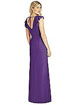 Rear View Thumbnail - Majestic Gold After Six Shimmer Bridesmaid Dress 6810LS