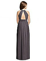 Rear View Thumbnail - Stormy Silver Dessy Shimmer Junior Bridesmaid Dress JR539LS