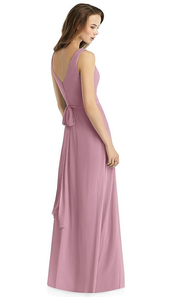 Back View - Dusty Pink Thread Bridesmaid Style Layla