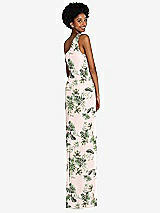 Rear View Thumbnail - Palm Beach Print Thread Bridesmaid Style Addison