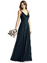 Front View Thumbnail - Midnight Gold Thread Bridesmaid Style Quinn