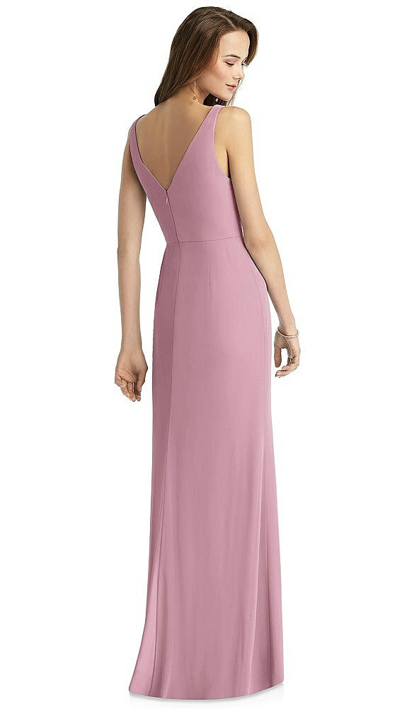Back View - Dusty Pink Thread Bridesmaid Style Peyton