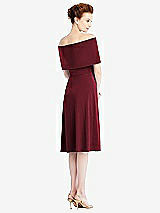 Alt View 4 Thumbnail - Cabernet Loop Convertible Midi Dress