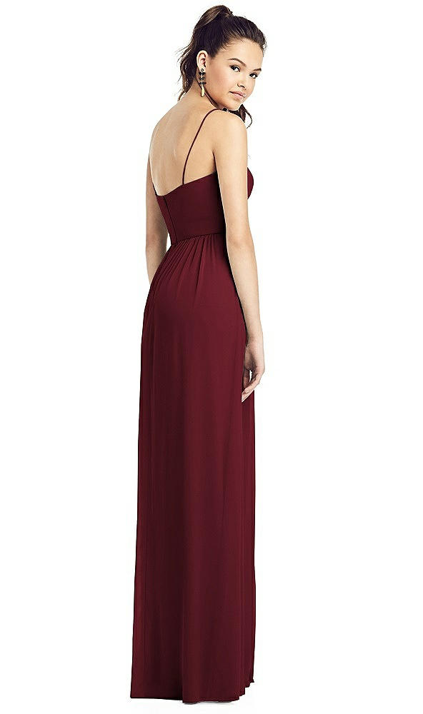 Back View - Cabernet Thread Bridesmaid UKTH017