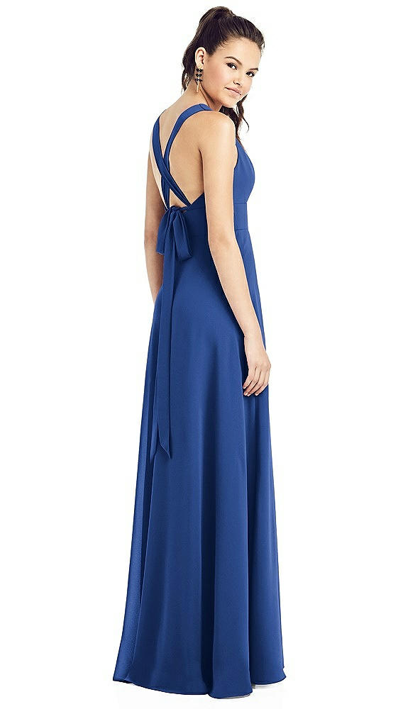 Back View - Classic Blue Thread Bridesmaid UKTH019