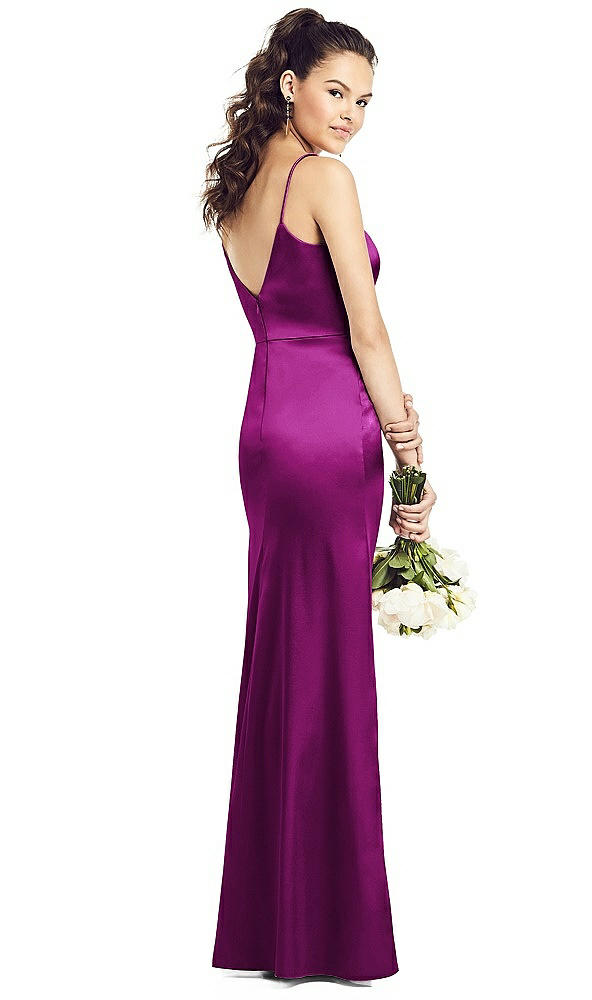 Back View - Persian Plum Thread Bridesmaid UKTH021