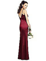 Rear View Thumbnail - Burgundy Thread Bridesmaid UKTH021