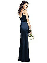 Rear View Thumbnail - Midnight Navy Thread Bridesmaid UKTH021