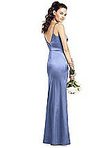 Rear View Thumbnail - Periwinkle - PANTONE Serenity Thread Bridesmaid UKTH021