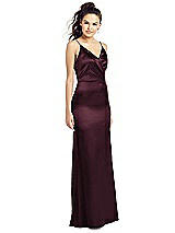 Front View Thumbnail - Bordeaux Thread Bridesmaid UKTH022