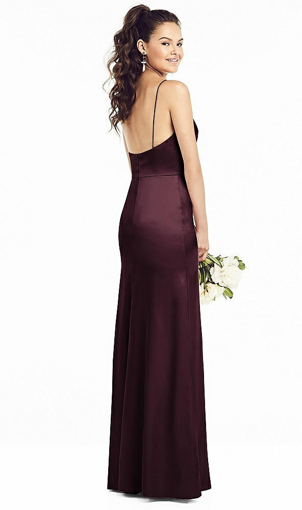 Back View - Bordeaux Thread Bridesmaid UKTH022