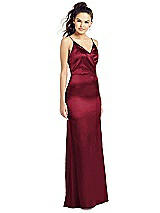 Front View Thumbnail - Burgundy Thread Bridesmaid UKTH022