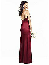 Rear View Thumbnail - Burgundy Thread Bridesmaid UKTH022
