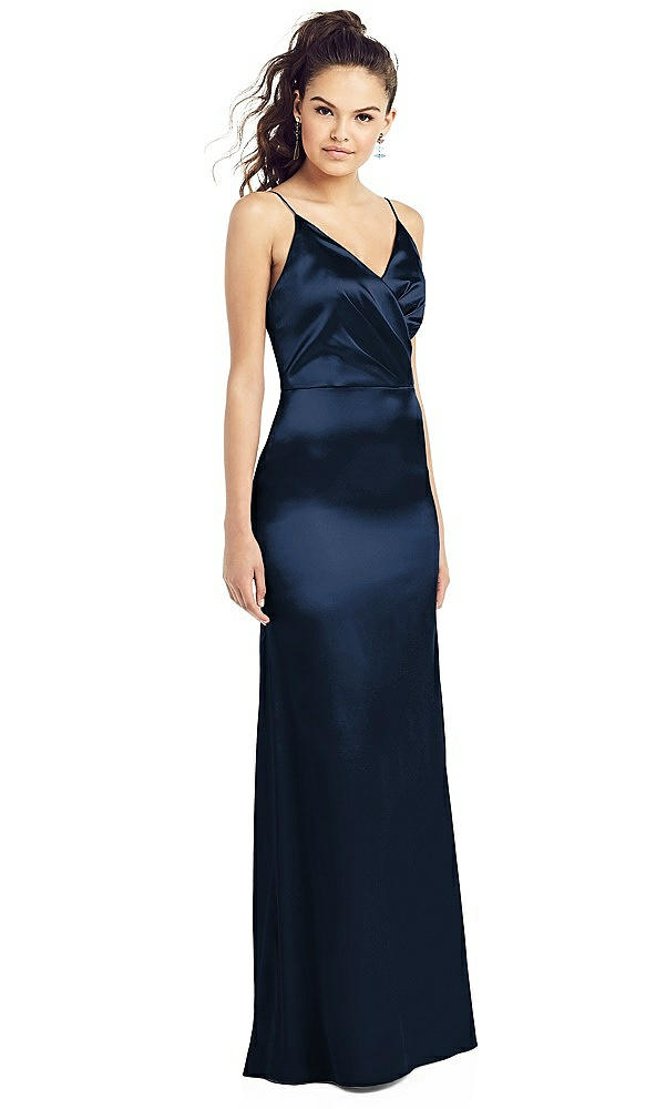 Front View - Midnight Navy Thread Bridesmaid UKTH022