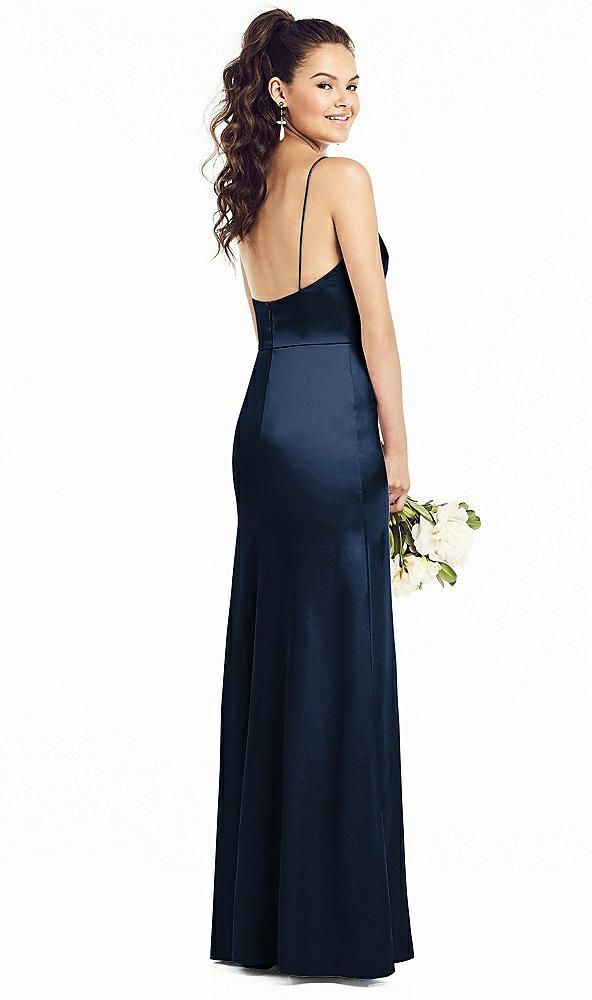 Back View - Midnight Navy Thread Bridesmaid UKTH022