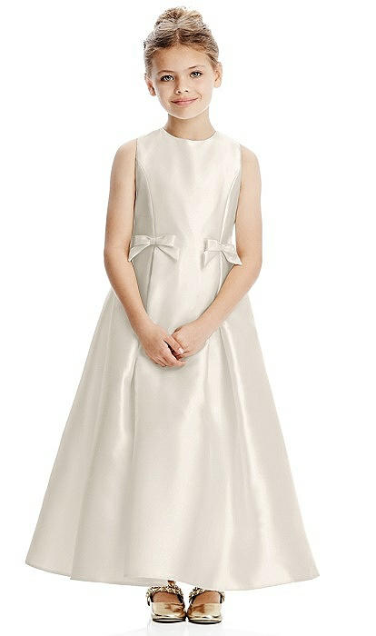 strapless open back dress Off Shoulder Long Flower Girls Dress main image 1