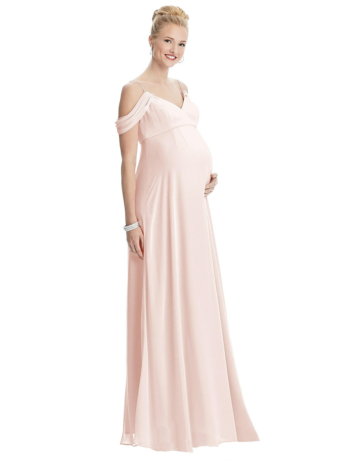 blue dress for baby girl Dusty Blue Convertible Boho Chiffon Long Bridesmaid Dress, Dusty Blue / UK6