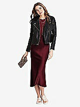 Alt View 1 Thumbnail - Cabernet Tie Neck Cutout Midi Tank Dress - Lou