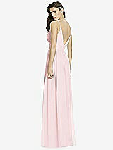 Rear View Thumbnail - Ballet Pink Deep V-Back Shirred Maxi Dress - Ensley