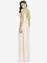 Rear View Thumbnail - Oat Deep V-Back Shirred Maxi Dress - Ensley