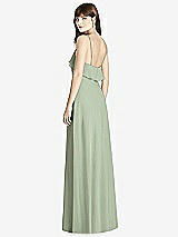 Rear View Thumbnail - Sage Ruffle-Trimmed Backless Maxi Dress - Britt
