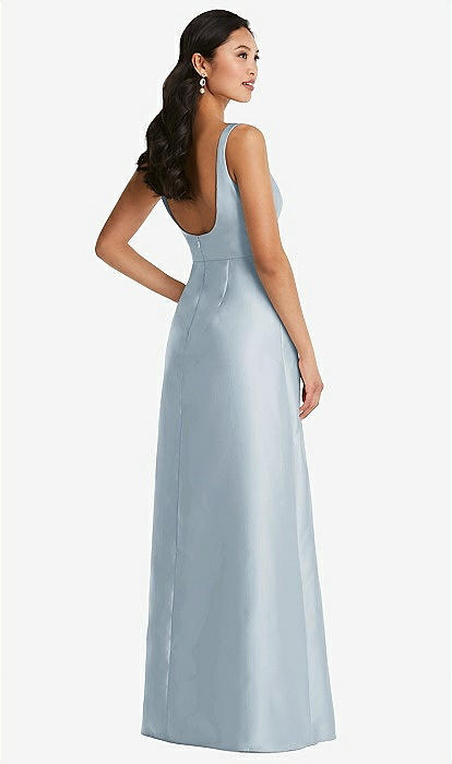 pleated bodice bridesmaid dress Victoria
