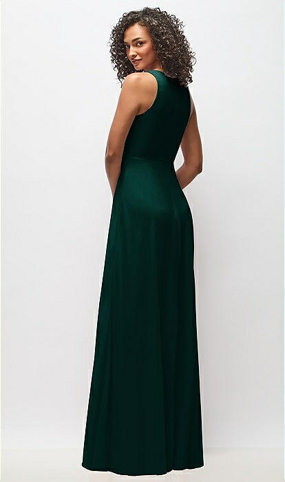 white christmas dresses Chiffon Maxi Long One Shoulder Wholesale Evening Dresses With Lantern main image 0
