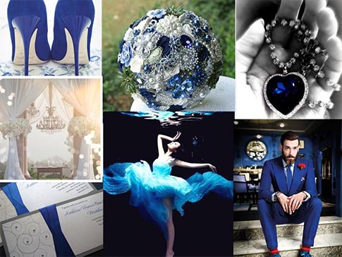Royal Blue Romantic Wedding Inspiration